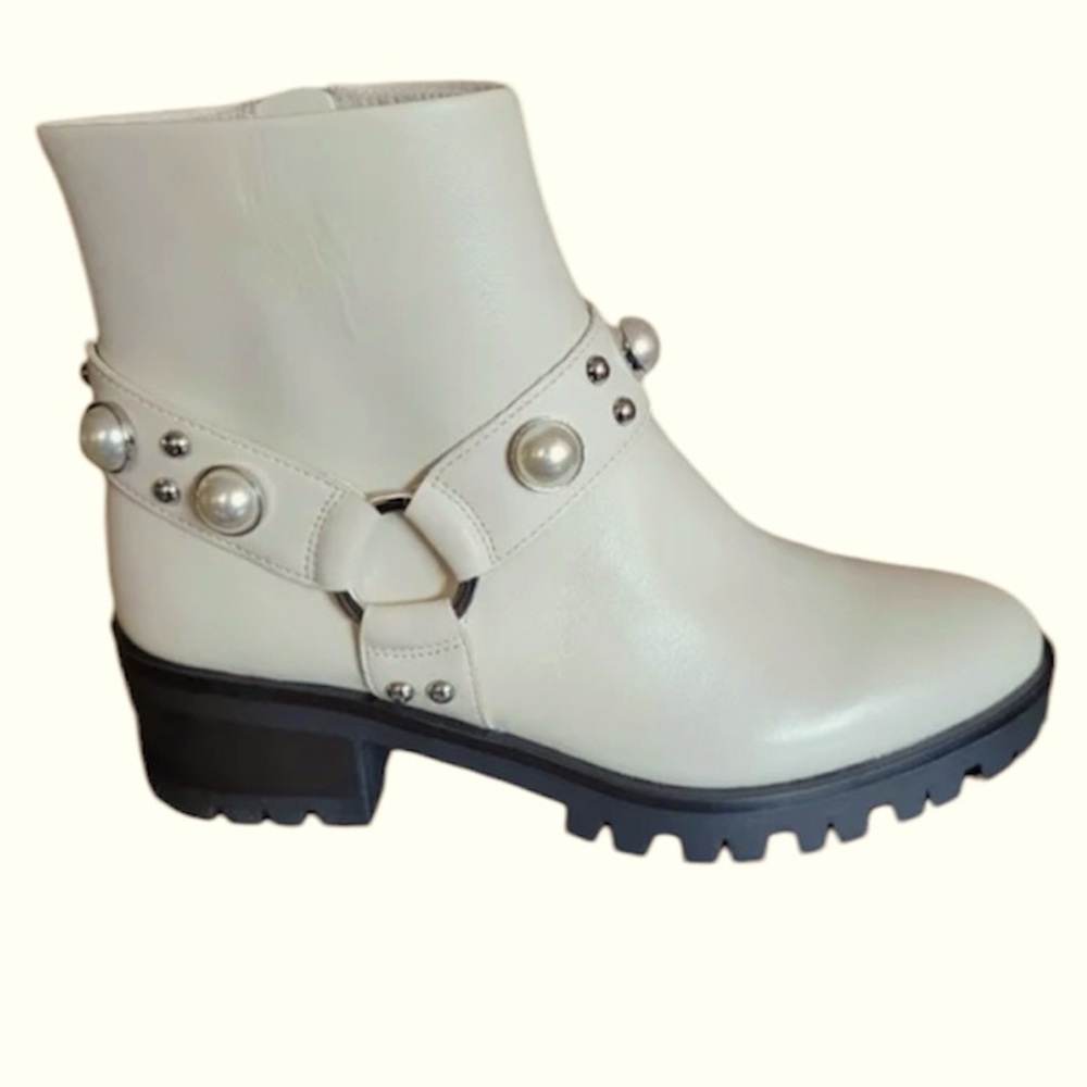 Karl Lagerfeld pixie moto boots